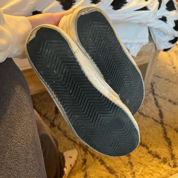 Golden Goose slide white leather and gray suede high tops 39: MAKE AN OFFER! - Picture 5 of 8